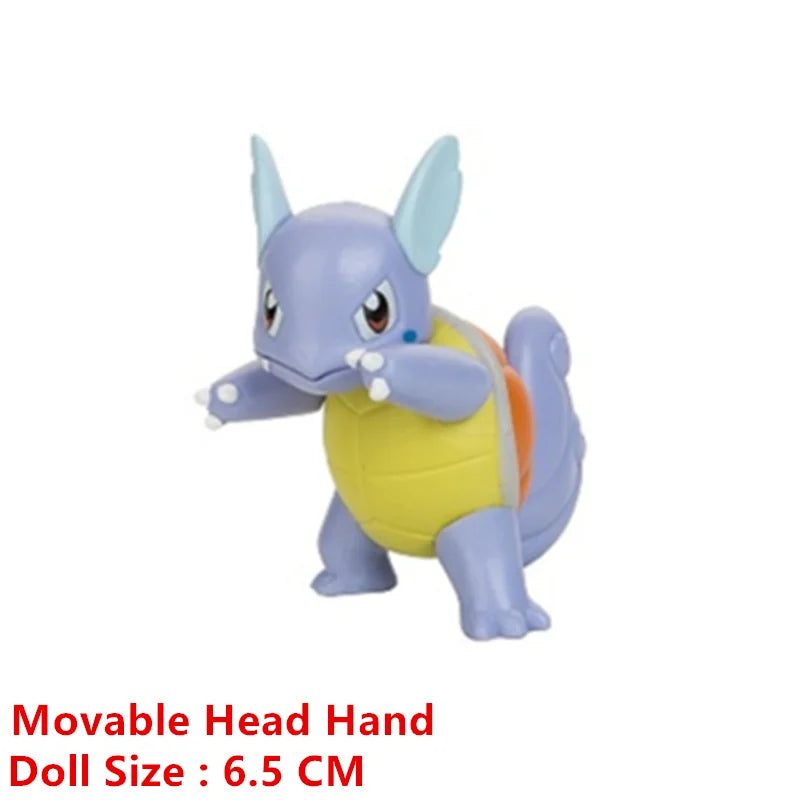 Pokemon 4-13Cm New Cartoons Movie Anime Figure Pikachu Mewtwo Charmander Blastoise Gurado Pet Action Model Toy Gifts by Smarsty