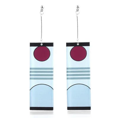 Acrylic Tanjiro Earrings for Women Anime Cosplay Jewelry - Smarsty