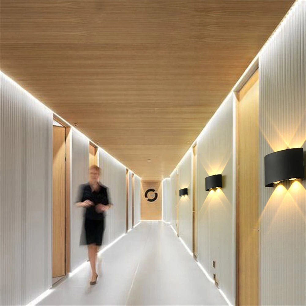 Outdoor Waterproof LED Wall Lamp for Stylish Illumination - Smarsty