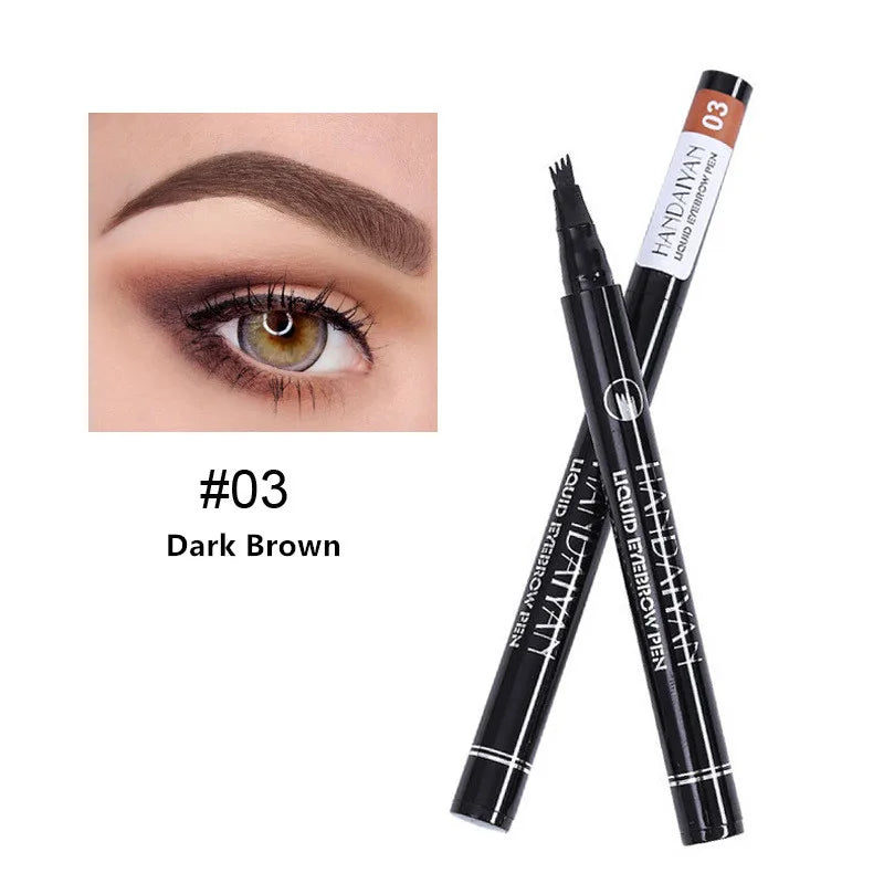 4D Microblading Eyebrow Pen Long Lasting Waterproof Formula - Smarsty