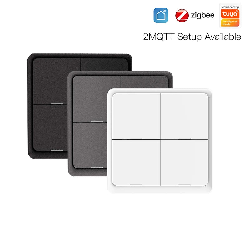 Tuya Smart Wireless Zigbee Wall Light Switch - Smarsty