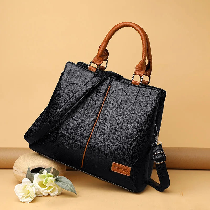 PU Leather Crossbody Bag For Women Large Capacity Travel - Smarsty