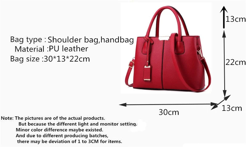 Designer Leather Handbags For Women Luxury Shoulder Bag - Smarsty