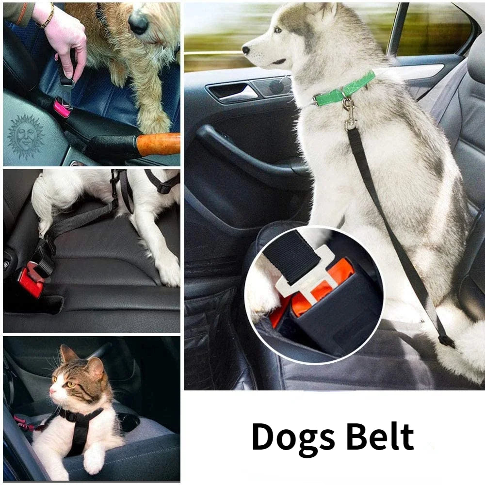 Adjustable Dog Car Seat Belt for Safety and Comfort - Smarsty