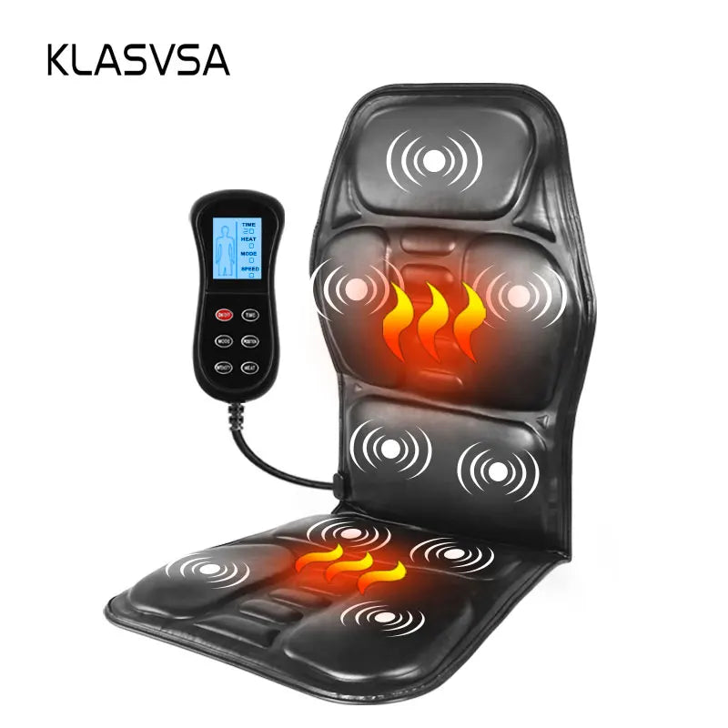 KLASVSA Electric Back Massager Cushion for Pain Relief - Smarsty