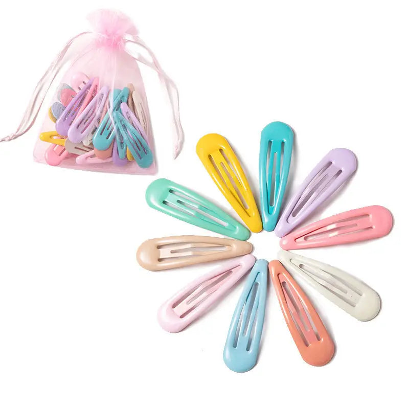 Colorful Waterdrop Shape Hairpins for Girls - Smarsty