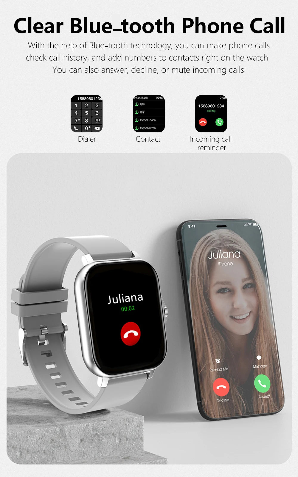 Waterproof Sports Smart Watch with Health Monitor - Smarsty