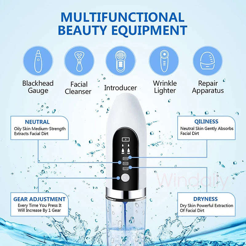 2025 Rechargeable Blackhead Remover Pore Vacuum Cleaner - Smarsty