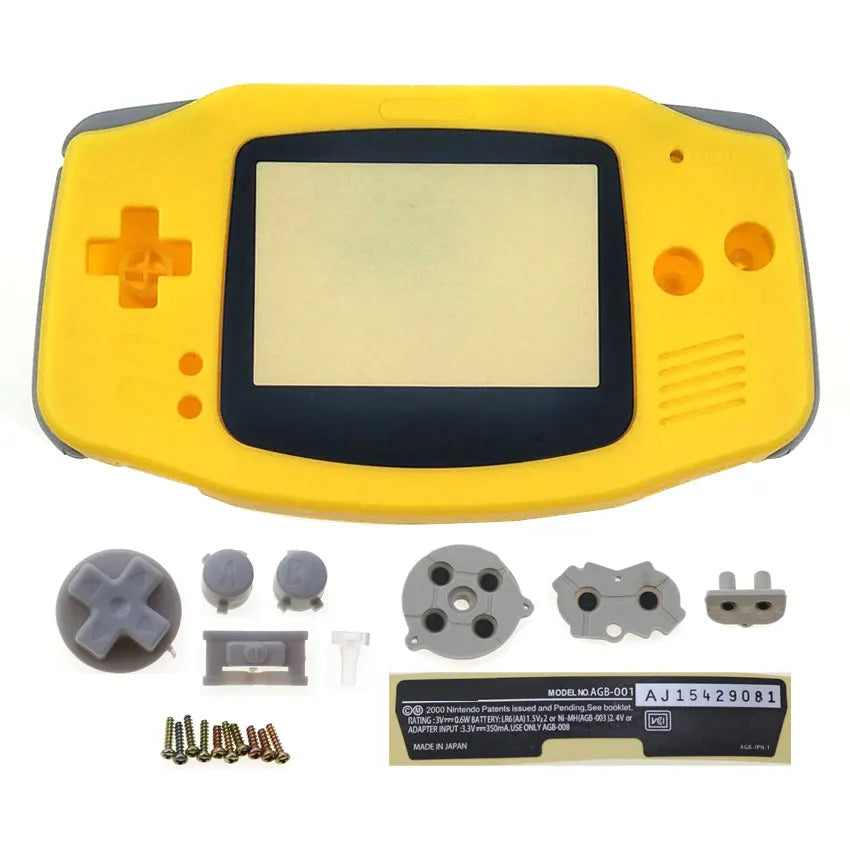 GBA Console Plastic Shell Case With Button Kit - Smarsty
