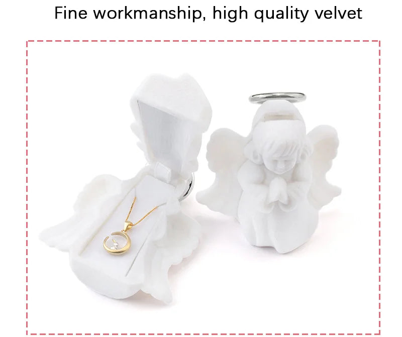 Lovely Velvet Jewelry Box for Rings and Earrings Display - Smarsty