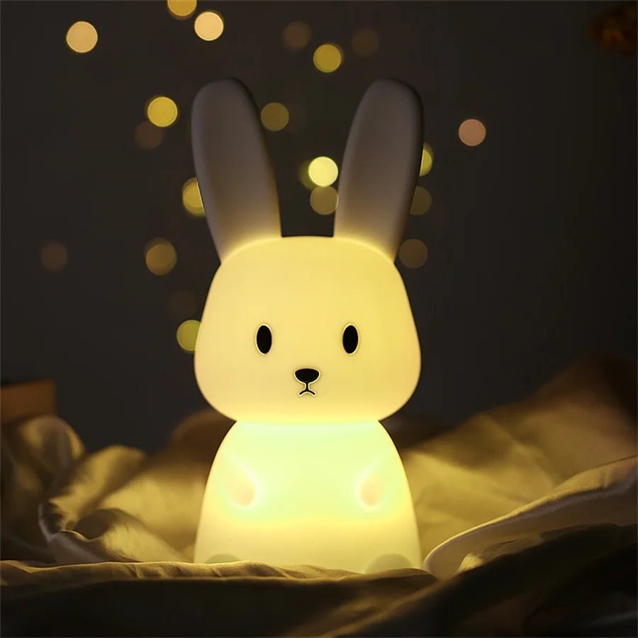 Cute Rabbit LED Night Light for Kids Bedroom - Smarsty