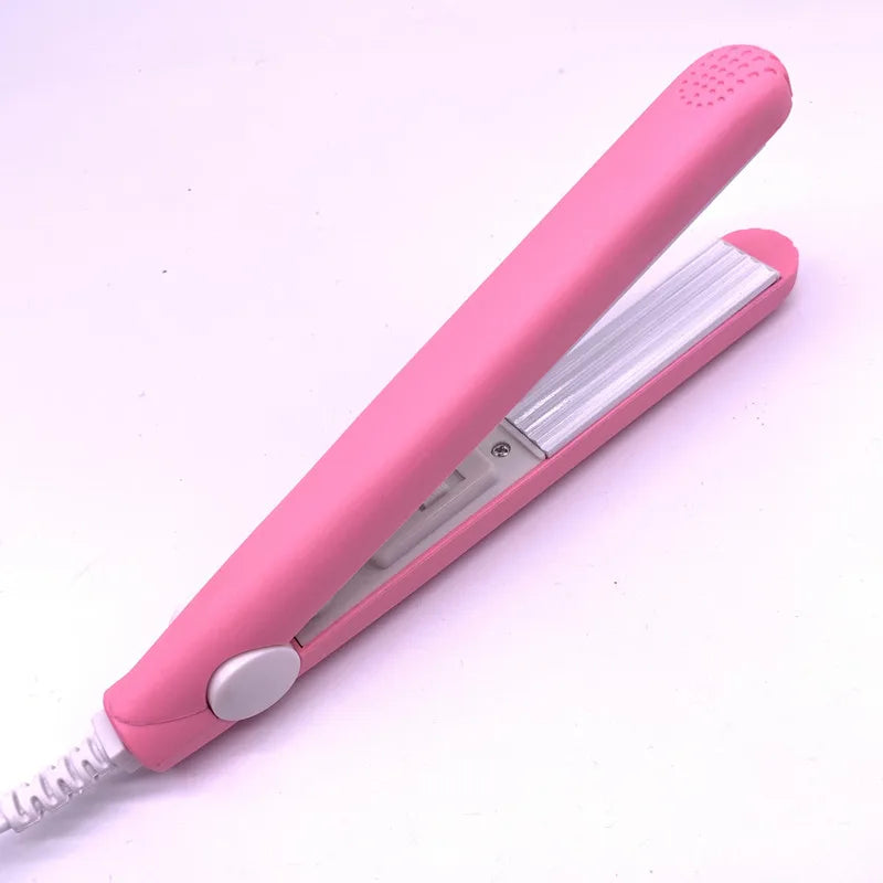 Mini Pink Electric Curling Iron for Effortless Curls - Smarsty