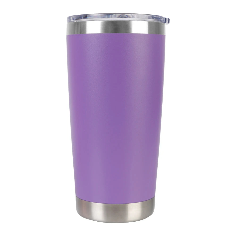 Insulated Stainless Steel Thermal Mug With Lid - Smarsty