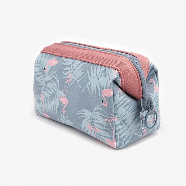 Waterproof Flamingo Cosmetic Bag For Women Travel Organizer - Smarsty