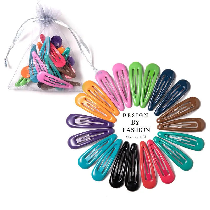 Colorful Waterdrop Shape Hairpins for Girls - Smarsty