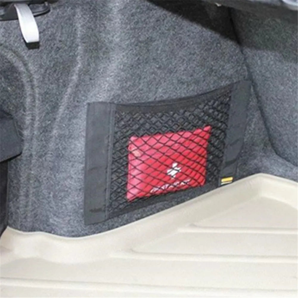 Car Trunk Box Storage Net Bag Organizer Space Saving Cars - Smarsty