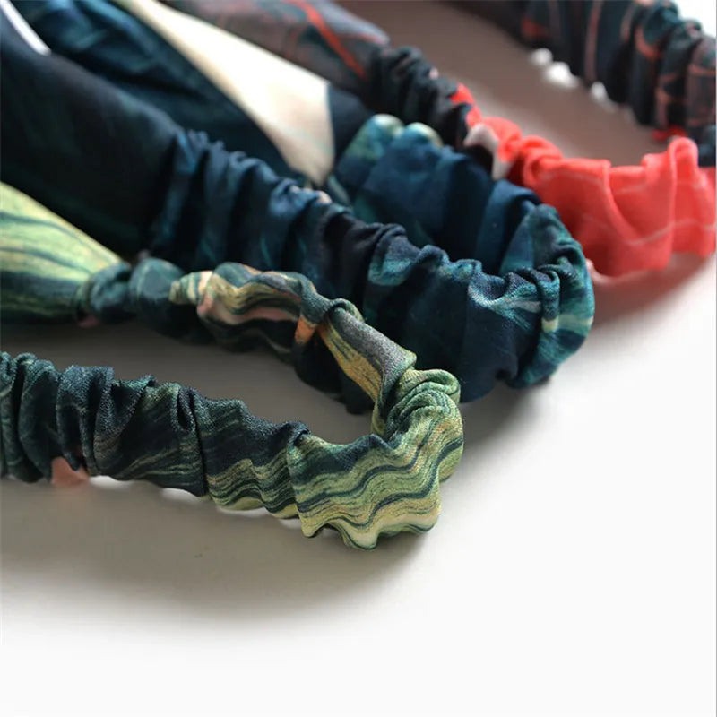 Bohemian Print Headbands For Women Comfortable Stretch - Smarsty