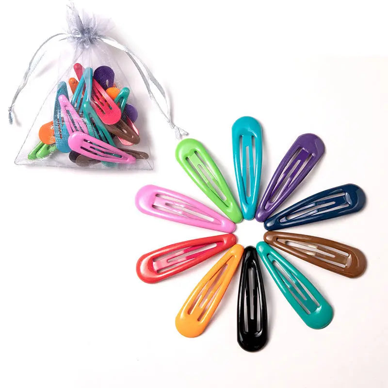 Colorful Waterdrop Shape Hairpins for Girls - Smarsty