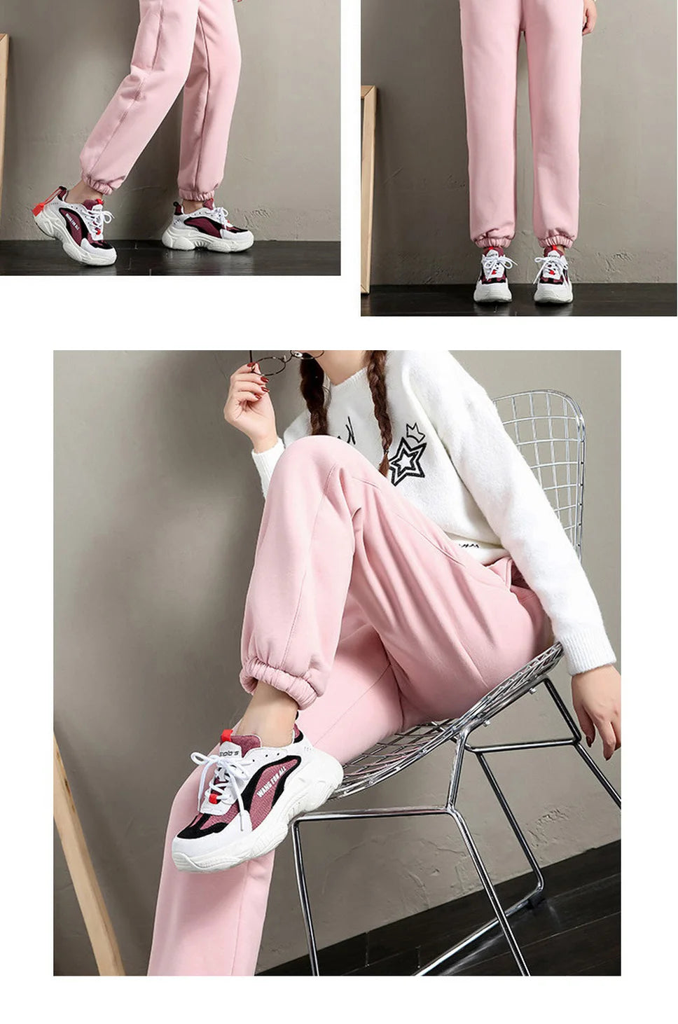 Women Winter Warm Leggings Thick Trousers Warm Fleece Plus Size Long Thicken Pants Fashion Casual Soild Color Leggings - Smarsty