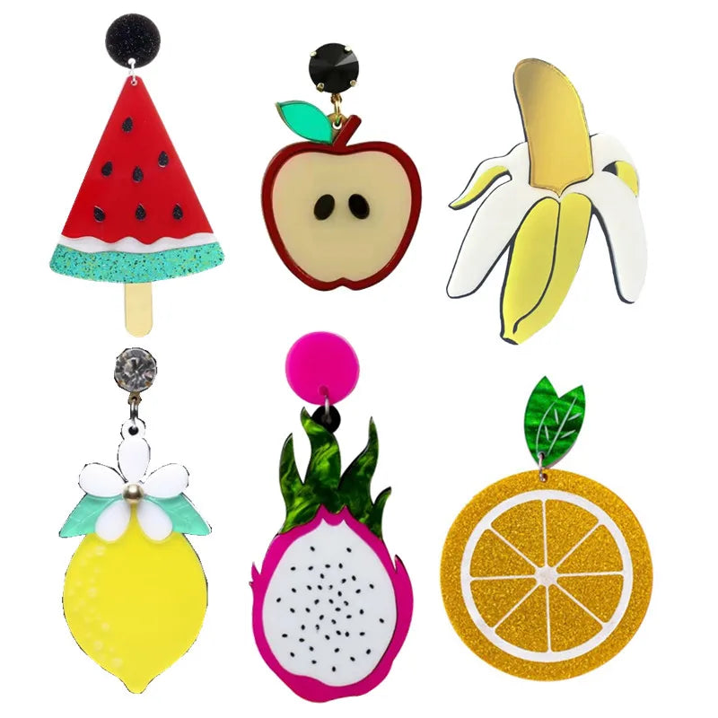Cute Cherry Drop Earrings for Women - Trendy Summer Jewelry - Smarsty