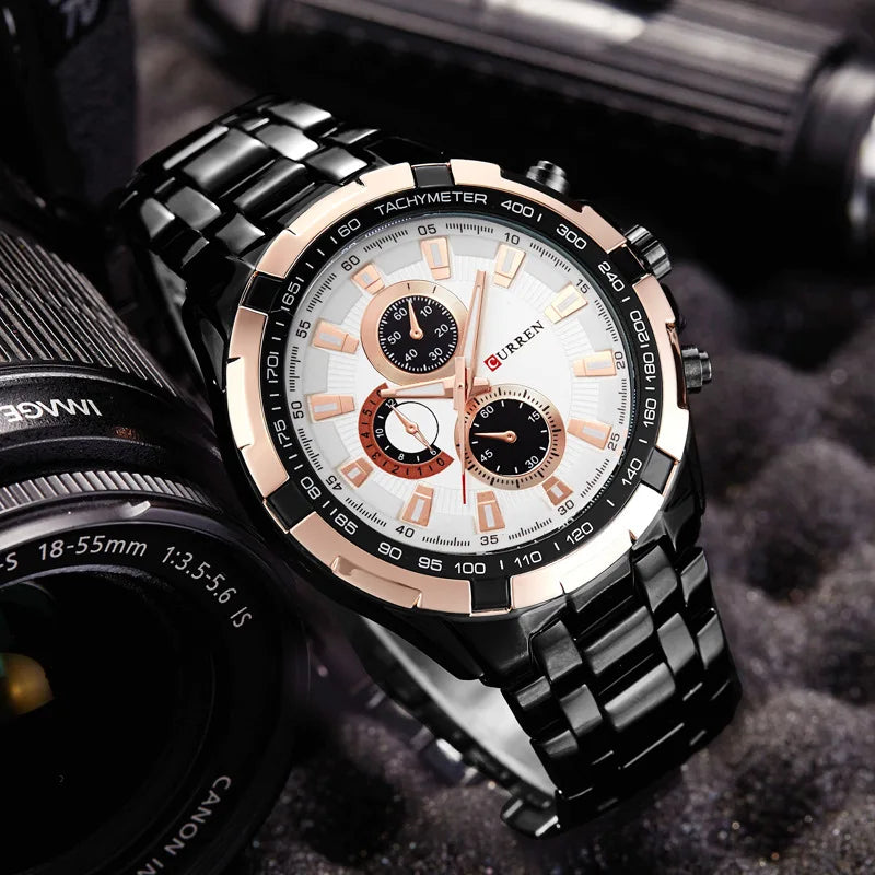 Curren 8023 Waterproof Quartz Watch for Men - Smarsty