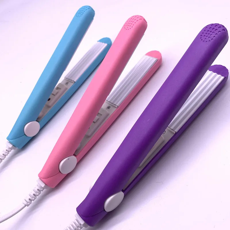 Mini Pink Electric Curling Iron for Effortless Curls - Smarsty