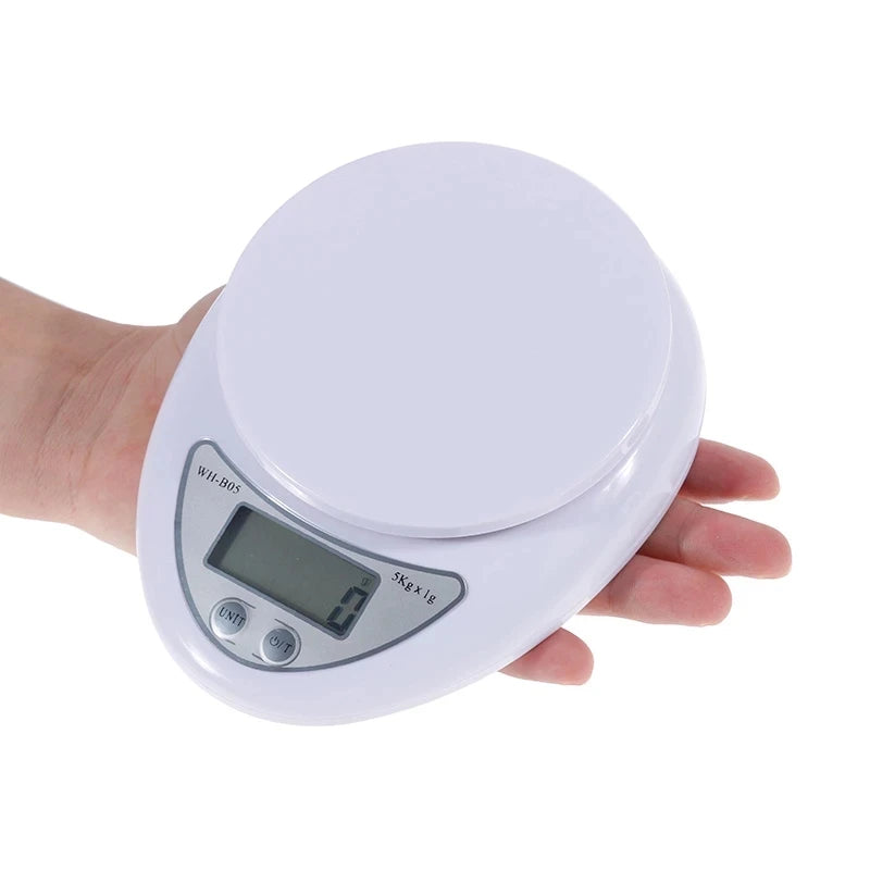 5kg/1g 1kg/0.1g Portable Digital Scale LED Electronic Scales Postal Food Measuring Weight Kitchen LED Electronic Scales by Smarsty
