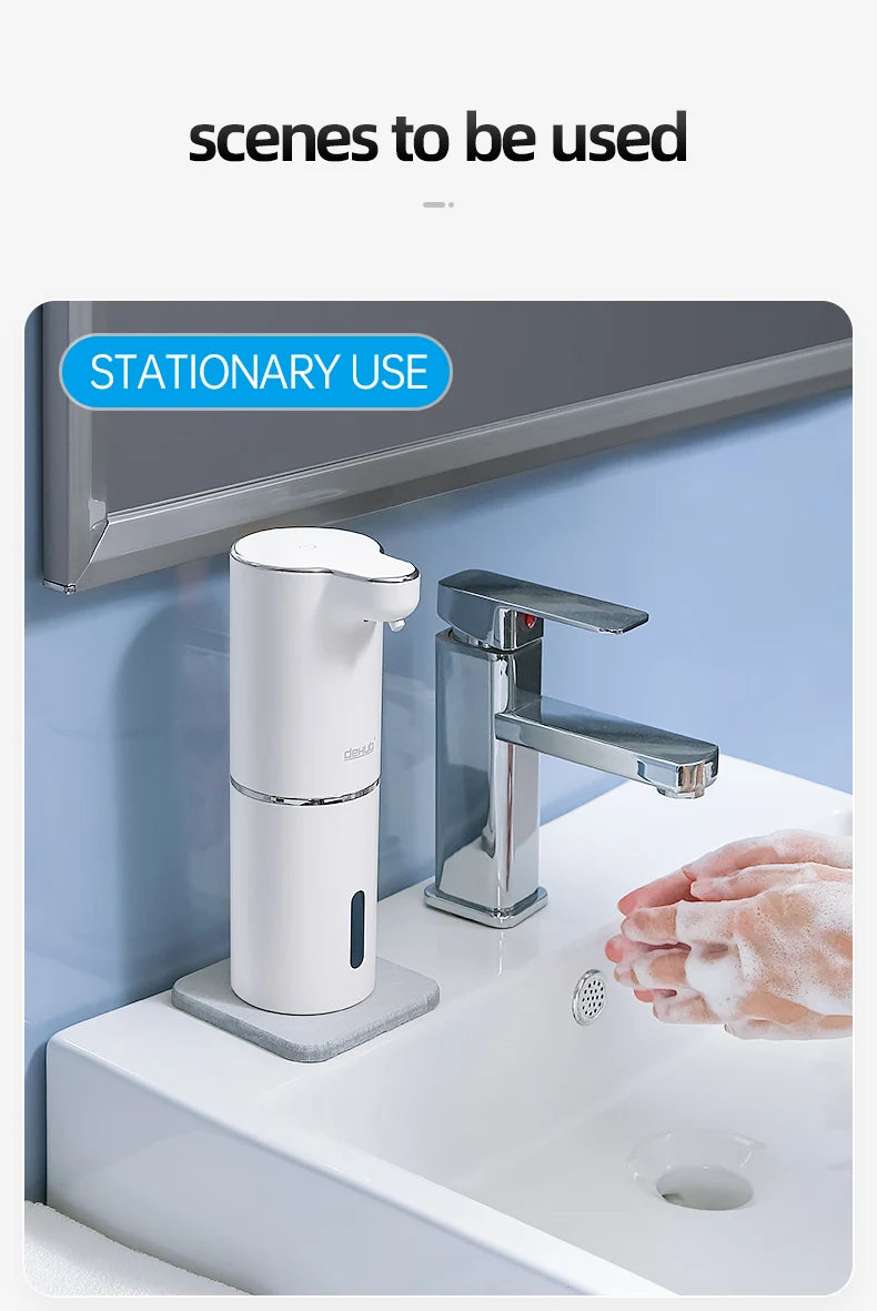 Automatic Foam Soap Dispenser with USB Charging - Smarsty