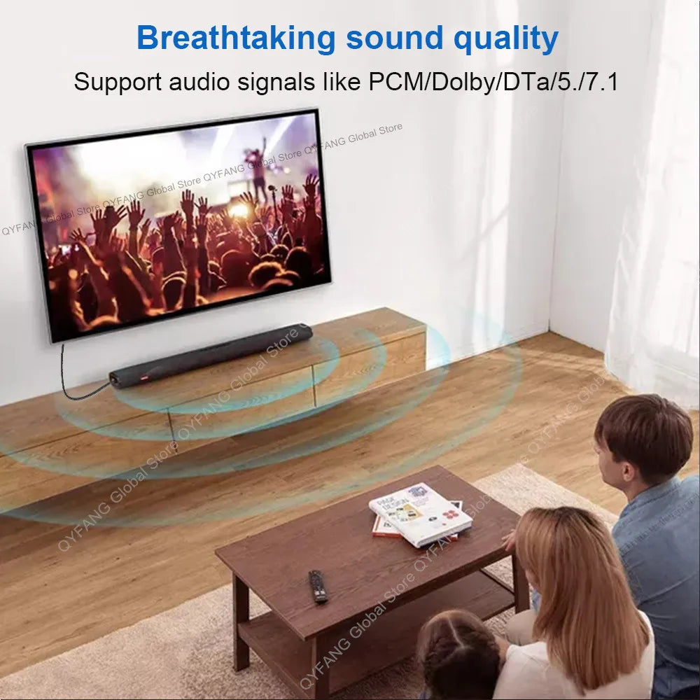 Digital Optical Audio Cable for Clear Sound Quality - Smarsty