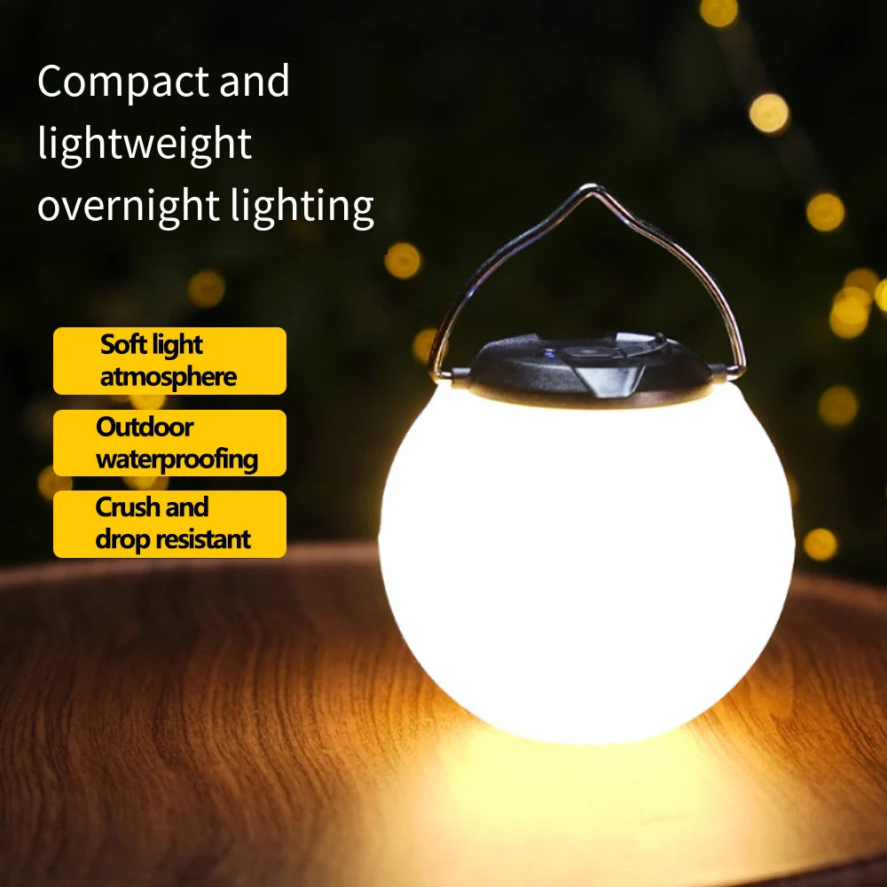 Rechargeable camping light flashlight camping Lantern -3000K warm white light waterproof Led Flashlight camping/hiking Supplies by Smarsty