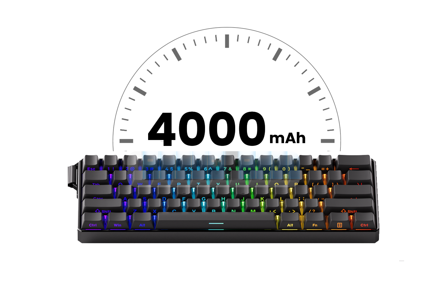 Mechanical Keyboard 60 Percent With Magnetic Switch ARGB