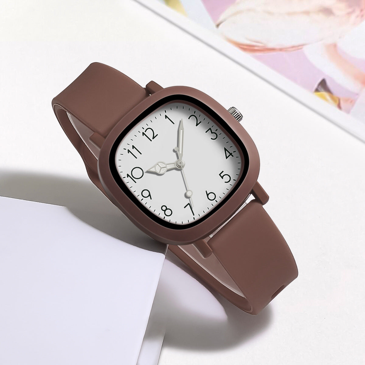 Fashion Brand Bear Women Quartz Watch with Silicone Band - Smarsty