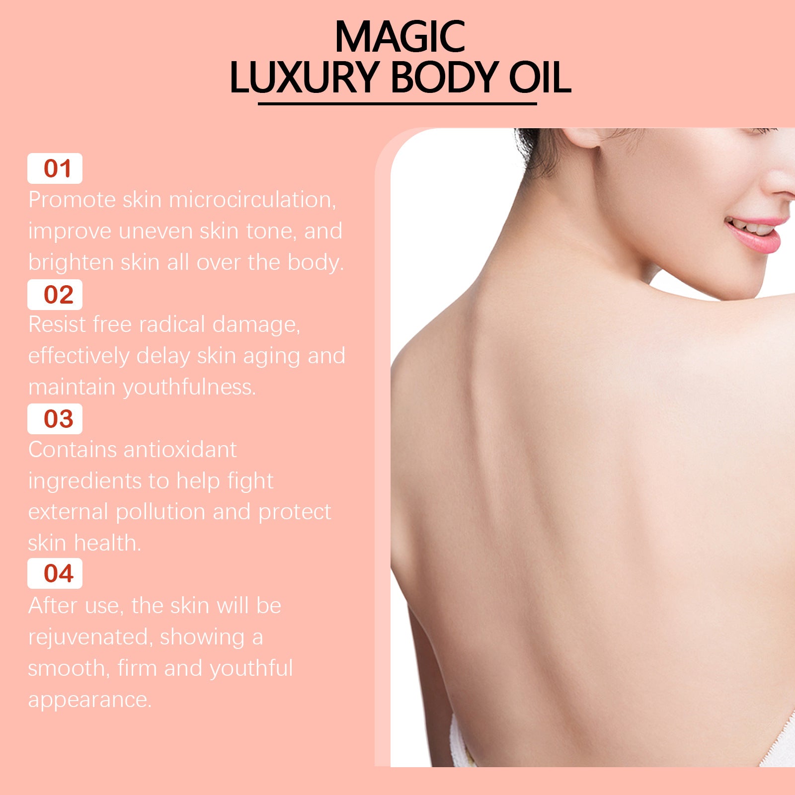 Body Firming Oil Deeply Moisturizes and Tightens Skin - Smarsty