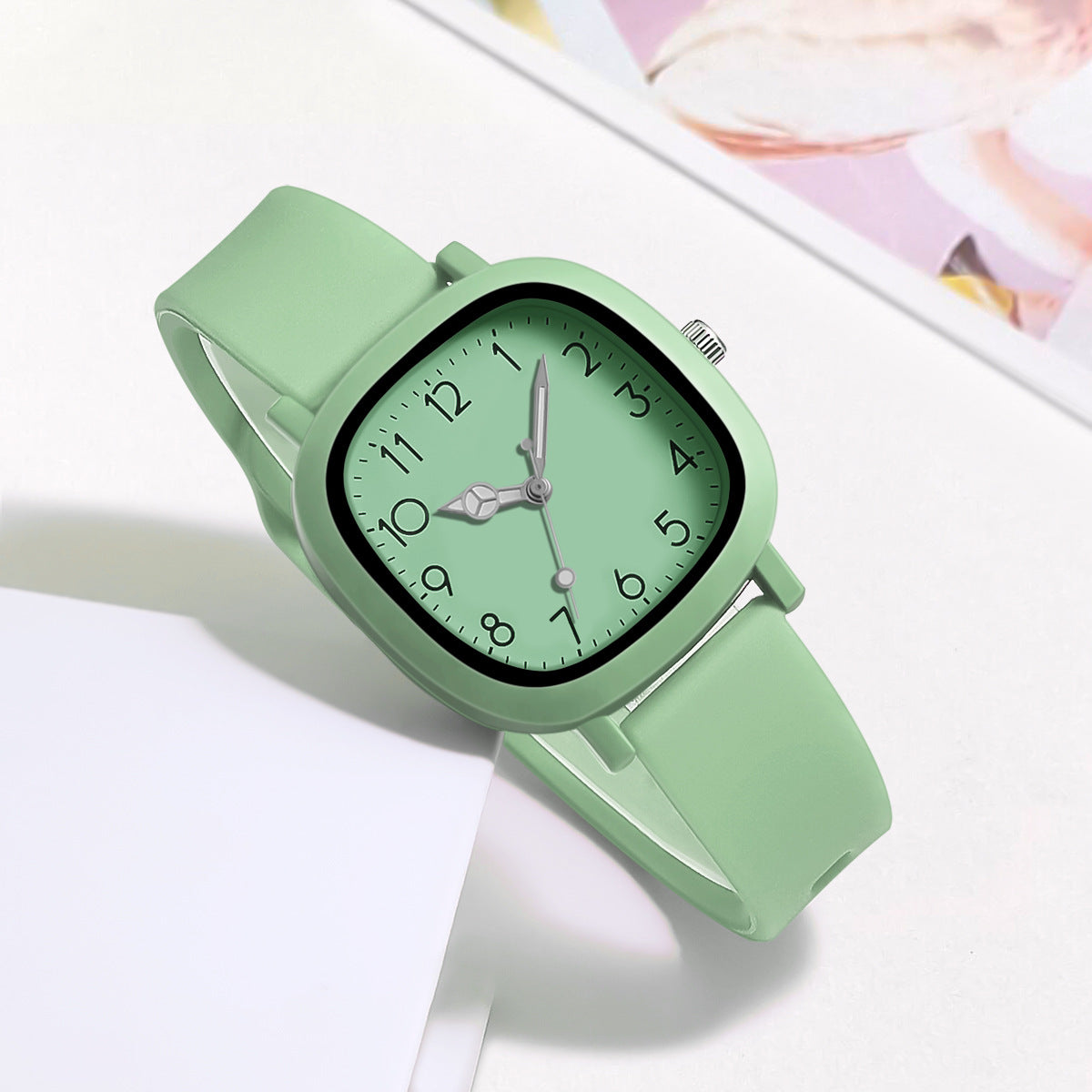 Fashion Brand Bear Women Quartz Watch with Silicone Band - Smarsty
