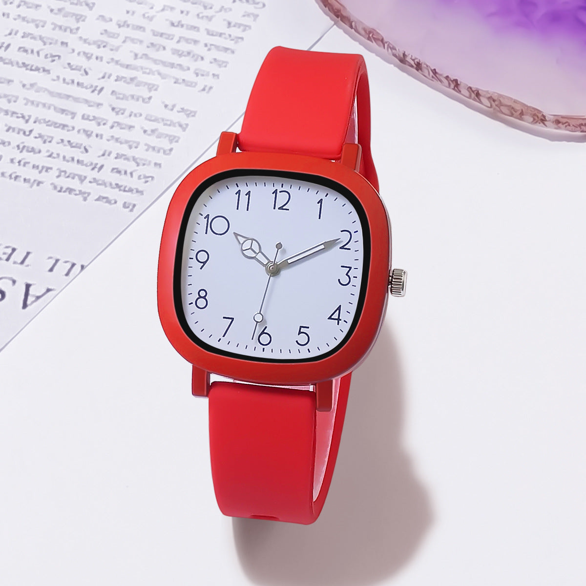 Fashion Brand Bear Women Quartz Watch with Silicone Band - Smarsty