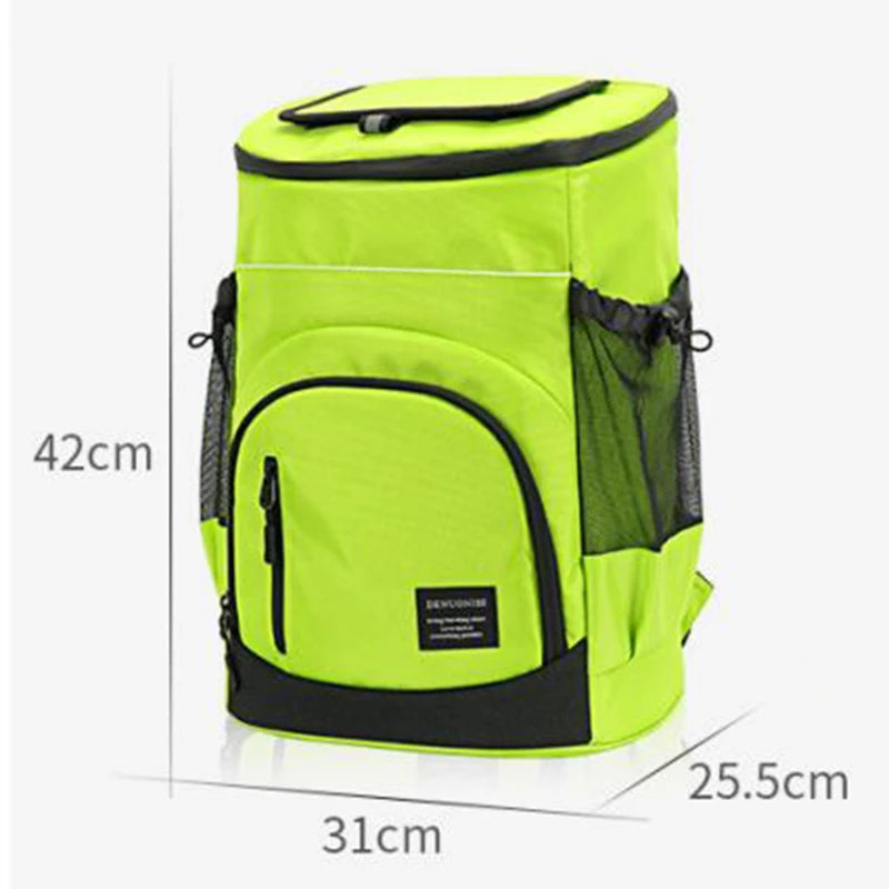 Refrigerator Bags Soft Insulated Cooler Backpack Thermal Isothermal Fridge Travel Outdoor Beach Ice Beer Backpack 30L - Smarsty