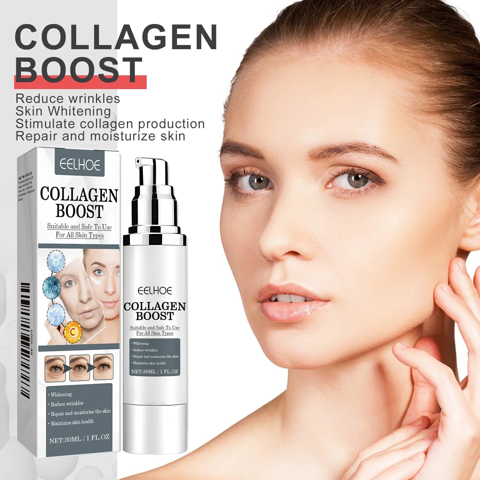 Collagen Booster Face Cream for Firm Skin - Smarsty