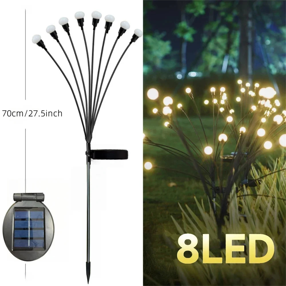 Solar Firefly LED Outdoor Lights for Garden Decor - Smarsty