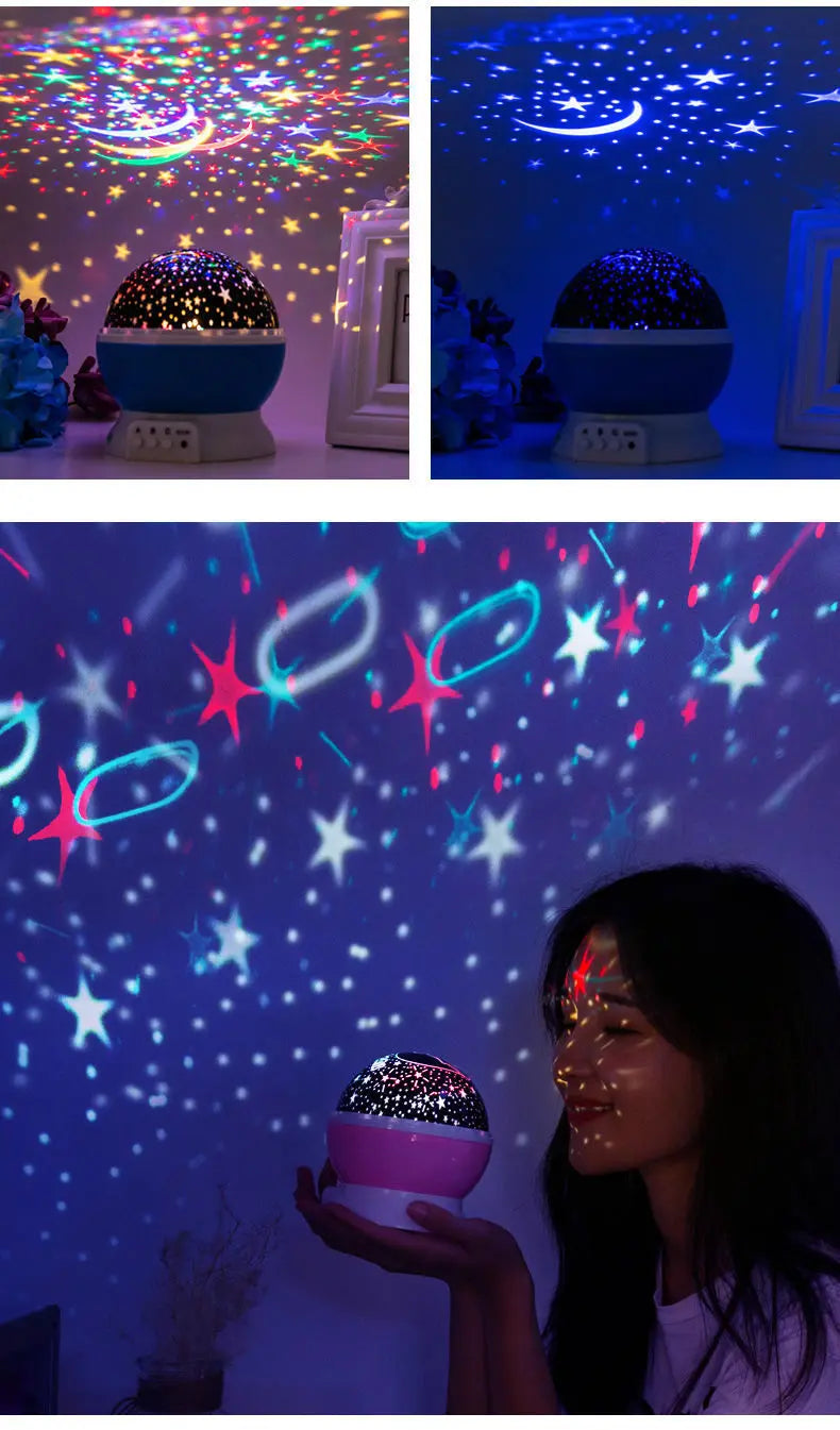 Starry Sky Projector Night Light for Baby Nursery - Smarsty