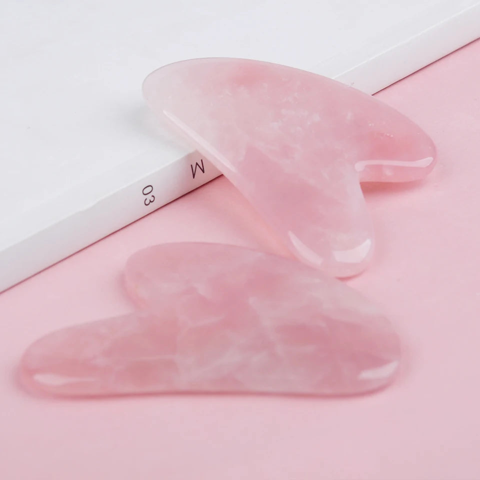 Rose Pink Gua Sha Massage Board for Face Lift - Smarsty