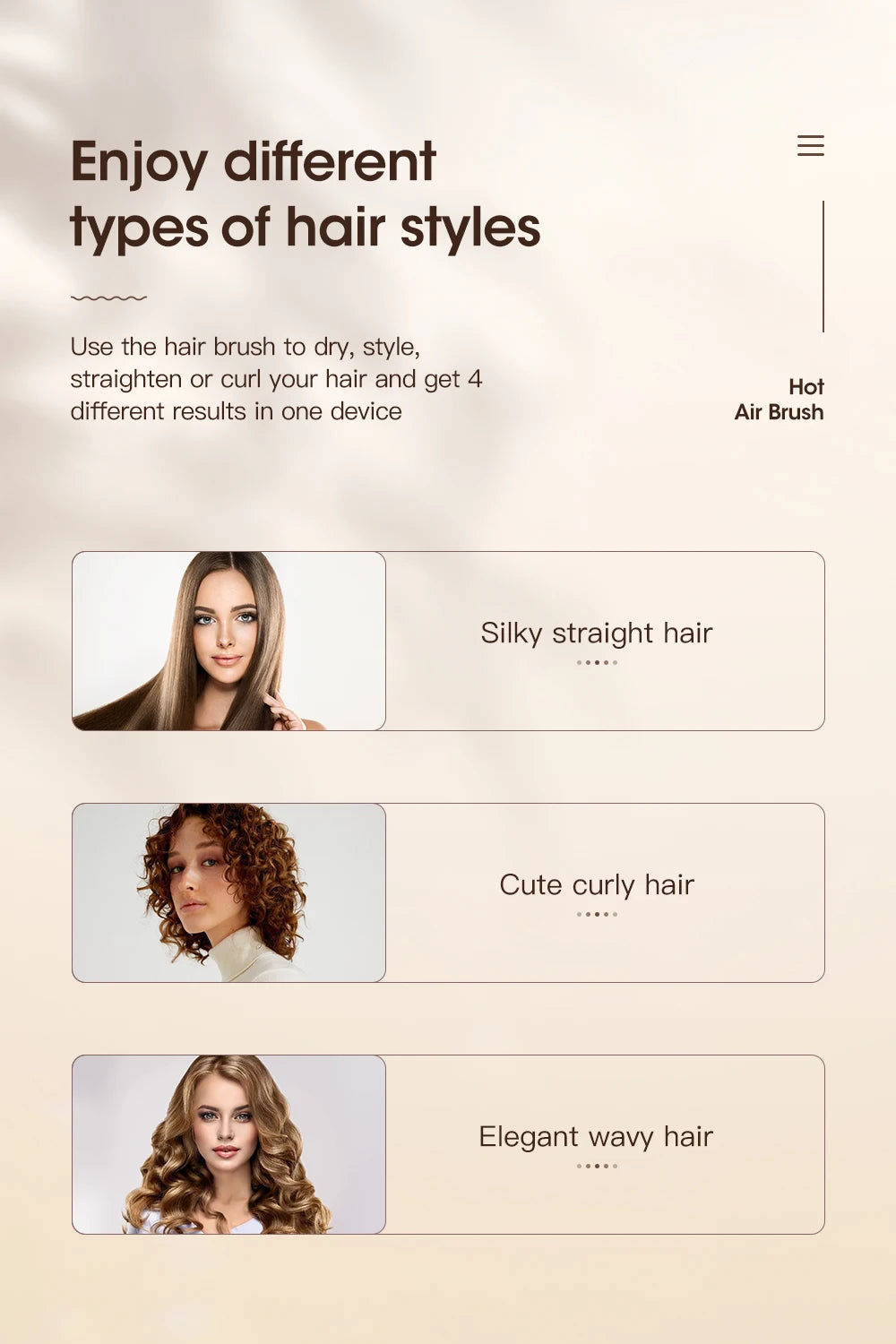 KinseiBeauty 5 In 1 Hot Air Comb Dryer - Smarsty
