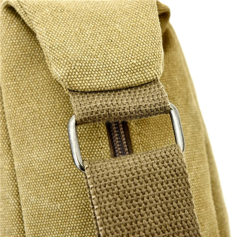 Premium Canvas Crossbody Bag For Men Luxury Messenger - Smarsty