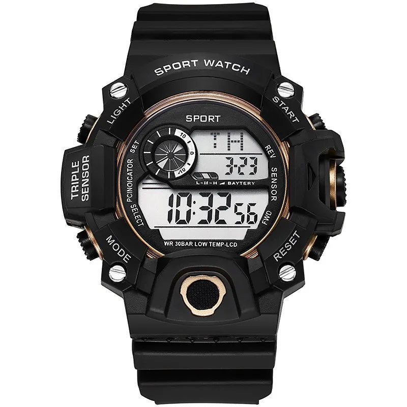 Men's Sports Electronic Wristwatch with Waterproof Design - Smarsty