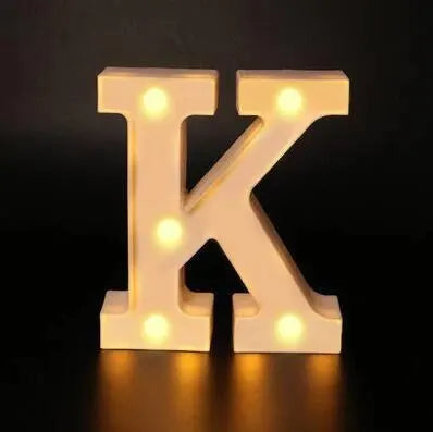 Colorful LED Letter Light for Weddings and Birthdays - Smarsty
