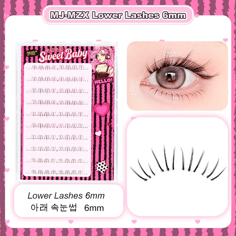 Self Adhesive Cluster Lashes for Effortless Application - Smarsty