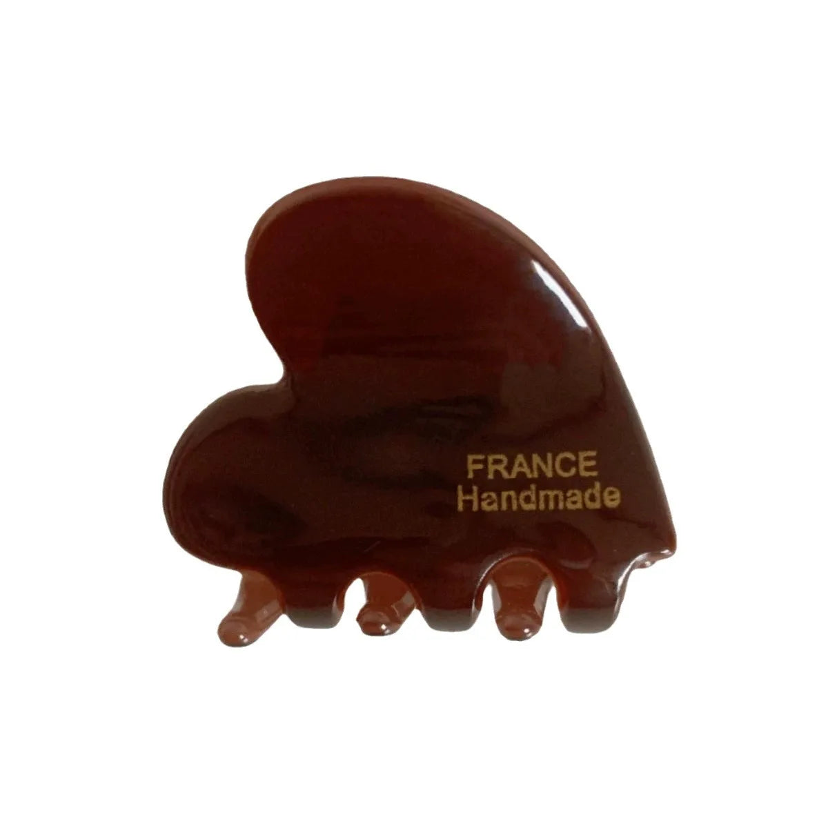 Small Heart Shaped Acetate Hair Clips Secure Hold Everyday - Smarsty