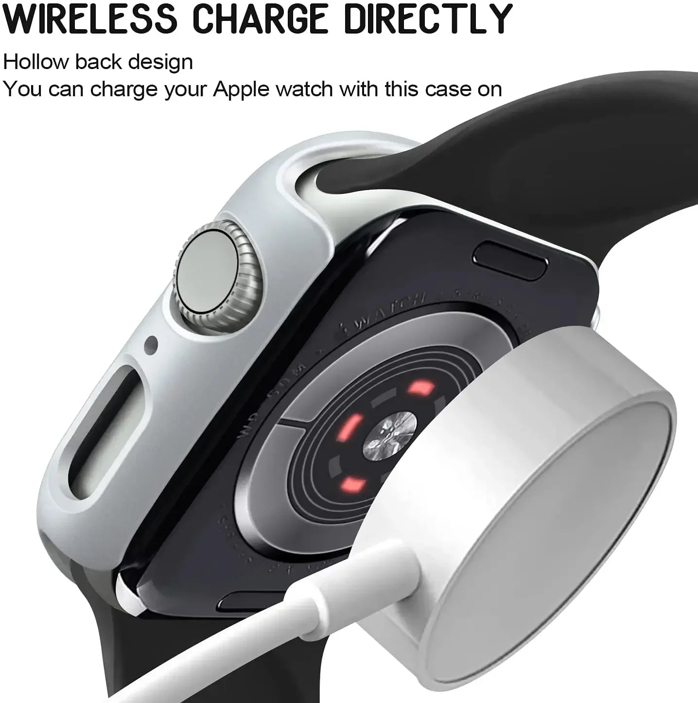 Cover for Apple Watch Case 45mm 41mm 44mm 40mm 42mm 38mm 46 49 mm Accessories PC Protector bumper iWatch Series 8 7 SE 6 5 4 3 9 - Smarsty