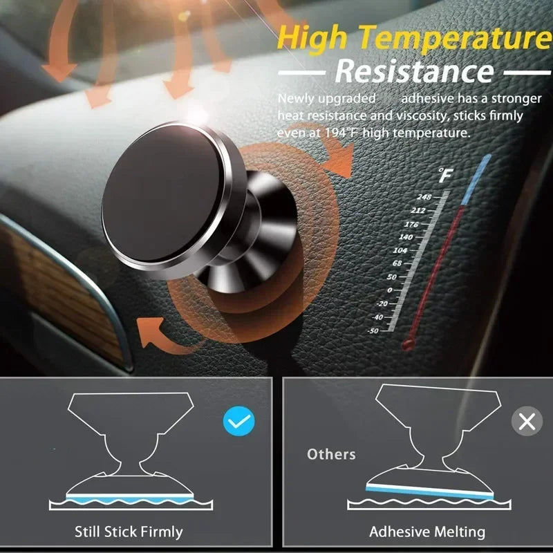 Magnetic Car Phone Holder Mount For All Smartphones - Smarsty