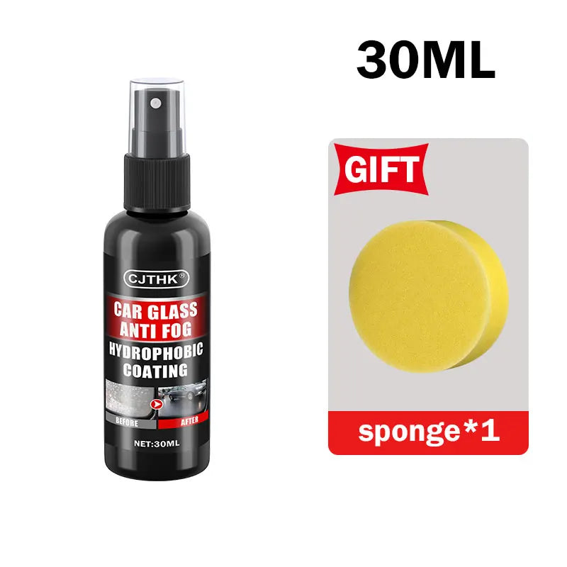 Car Glass Anti-rain Water Spray Repellent Nano Coating Hydrophobic Waterproof Agent Oil Film Removing Auto Glass Film Agent - Smarsty