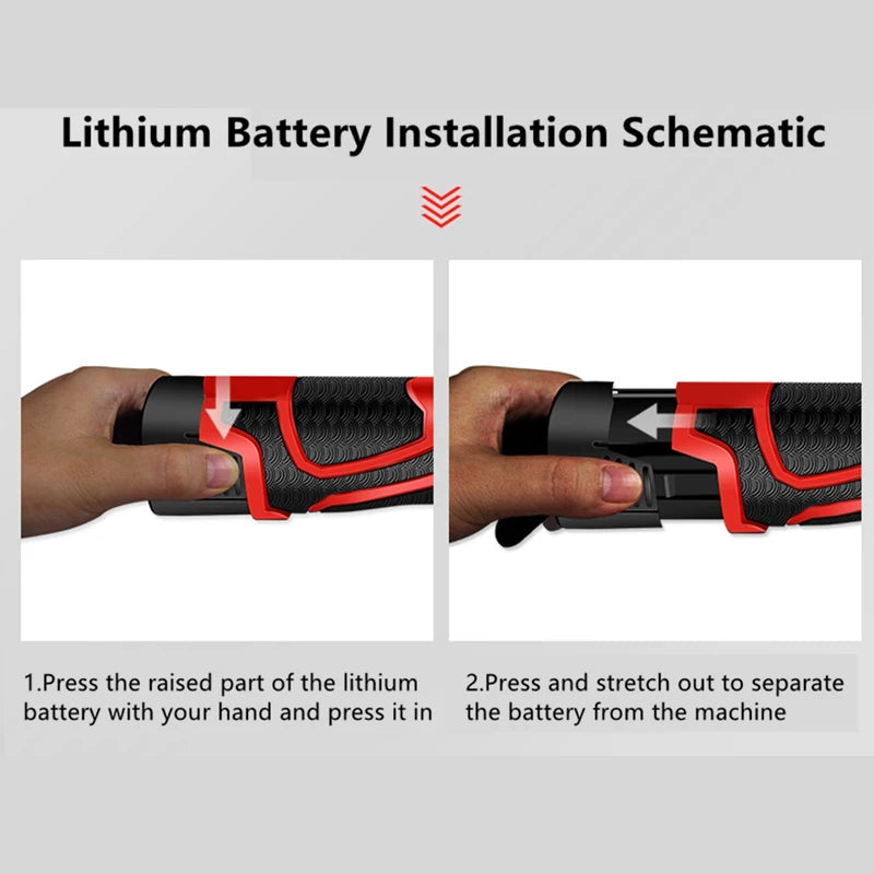 Cordless Electric Impact Wrench with 350N.m Torque - Smarsty